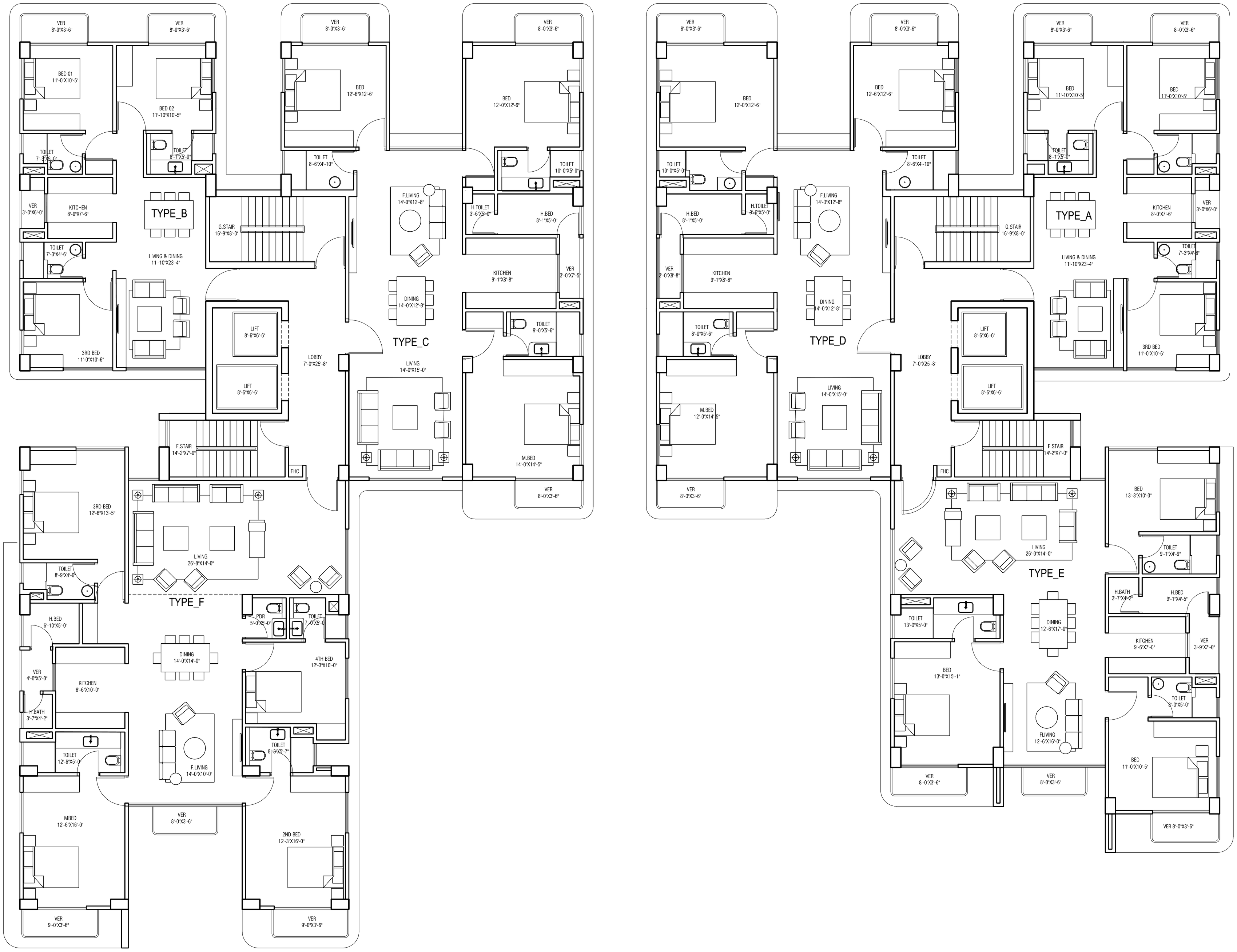 AVANTE full floor layout